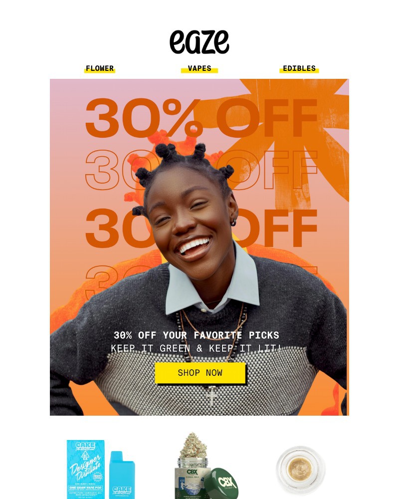 Screenshot of email with subject /media/emails/your-friday-just-got-dank-30-off-select-picks-26aab9-cropped-d29d4cca.jpg