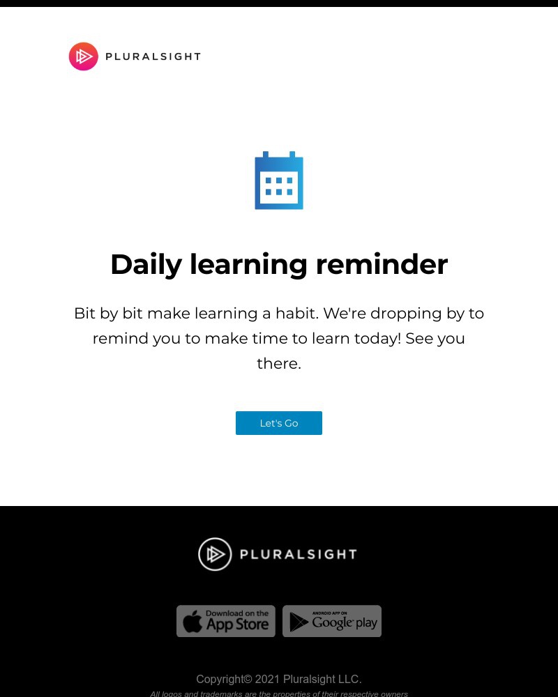 Screenshot of email with subject /media/emails/your-friendly-pluralsight-learning-reminder-61af4a-cropped-39ce6f6d.jpg