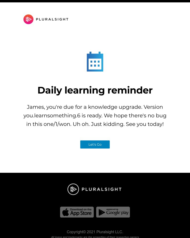 Screenshot of email with subject /media/emails/your-friendly-pluralsight-learning-reminder-e7d3b1-cropped-99bcbf18.jpg