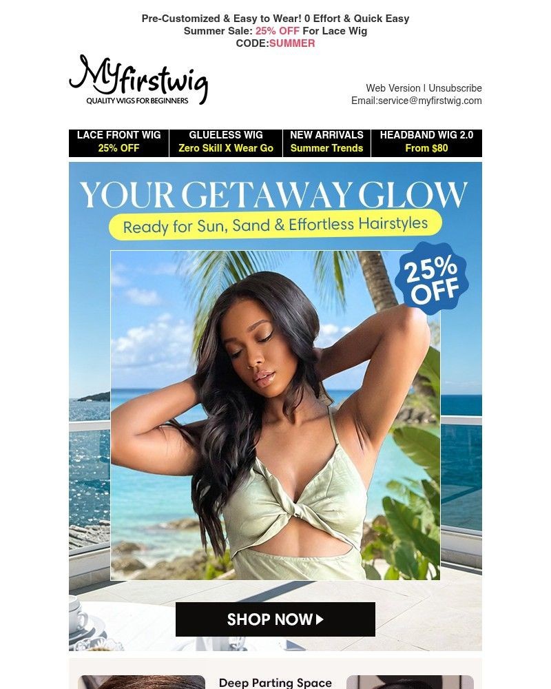 Screenshot of email with subject /media/emails/your-getaway-glow25-off-sun-ready-hairstyles-pre-all-just-unbox-to-wear-b6a344-cr_wIUUeOh.jpg