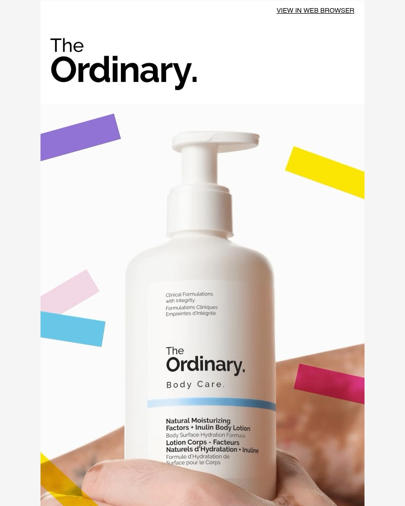 Screenshot of email sent to a The Ordinary Seller