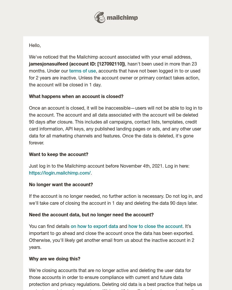 Screenshot of email with subject /media/emails/your-inactive-mailchimp-account-is-closing-07dd01-cropped-57ad9a6b.jpg