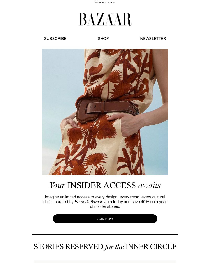 Screenshot of email with subject /media/emails/your-invitation-to-harpers-bazaar-now-40-off-2044f4-cropped-8e4526db.jpg