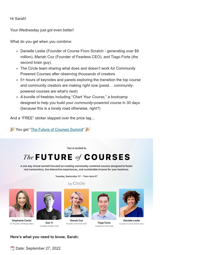 Screenshot of email with subject /media/emails/your-invite-to-the-future-of-courses-summit-eaae1b-cropped-f4f5e102.jpg