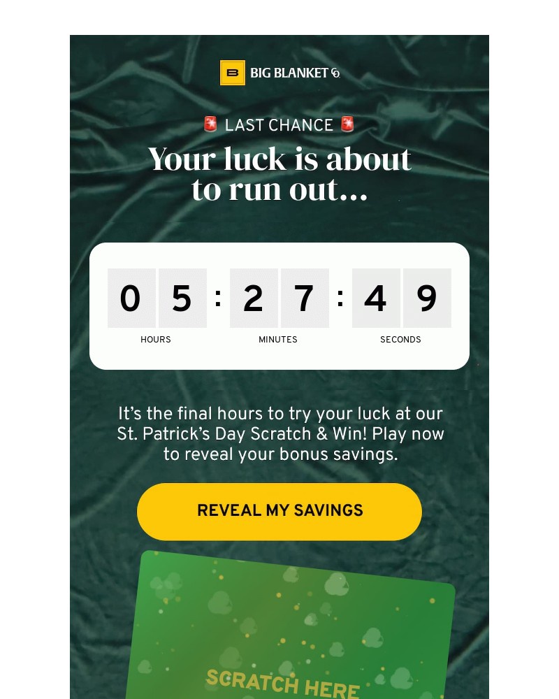 Screenshot of email with subject /media/emails/your-luck-is-running-out-79654b-cropped-e2fa6717.jpg