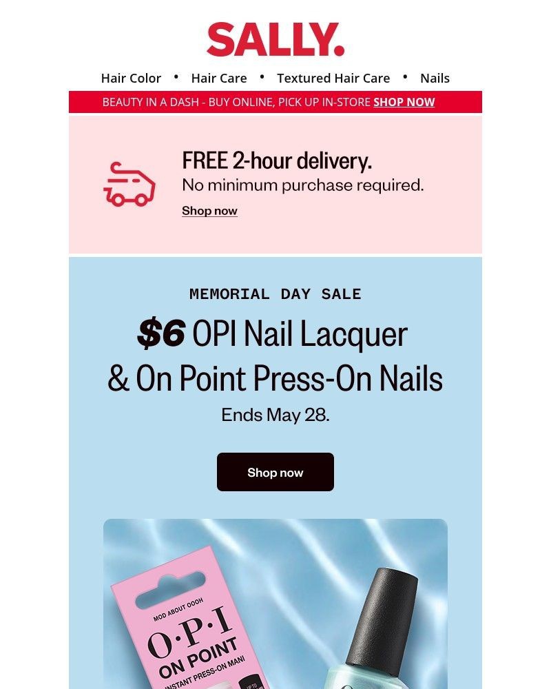 Screenshot of email with subject /media/emails/your-mani-moment-has-arrived-6-opi-nail-lacquer-press-ons-3f9844-cropped-6e79f52d.jpg