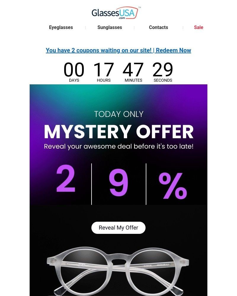 Screenshot of email with subject /media/emails/your-mystery-offer-is-inside-expires-at-midnight-691d59-cropped-a084478f.jpg