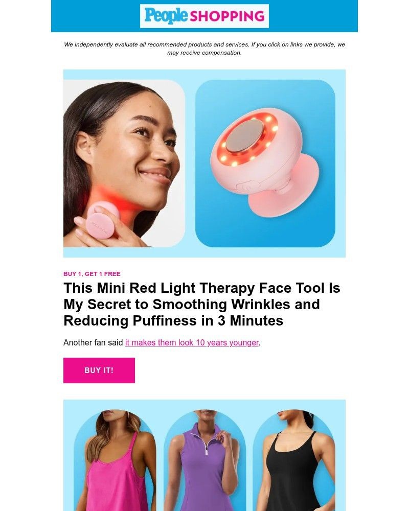 Screenshot of email sent to a People Newsletter subscriber