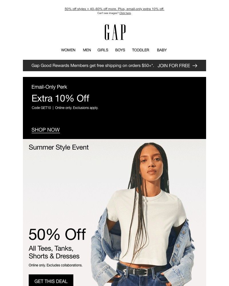 Screenshot of email with subject /media/emails/your-new-bonus-has-arrived-half-off-all-tees-shorts-dresses-9a9187-cropped-b7728865.jpg