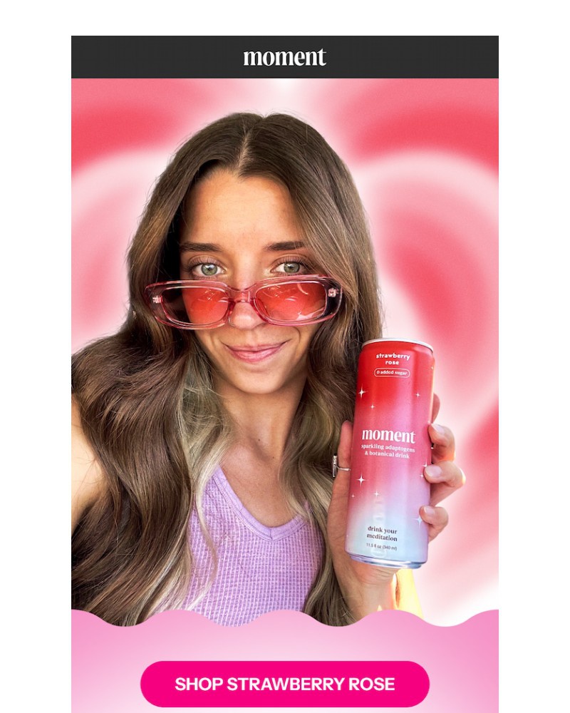 Screenshot of email sent to a Moment Newsletter subscriber