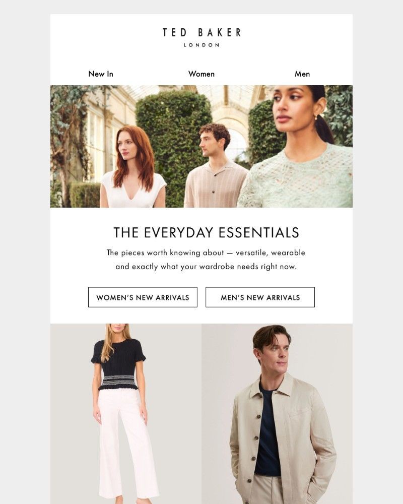 Screenshot of email sent to a Ted Baker Newsletter subscriber