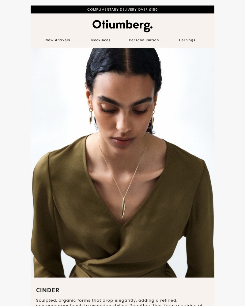 Screenshot of email sent to a Otiumberg Cart abandoner