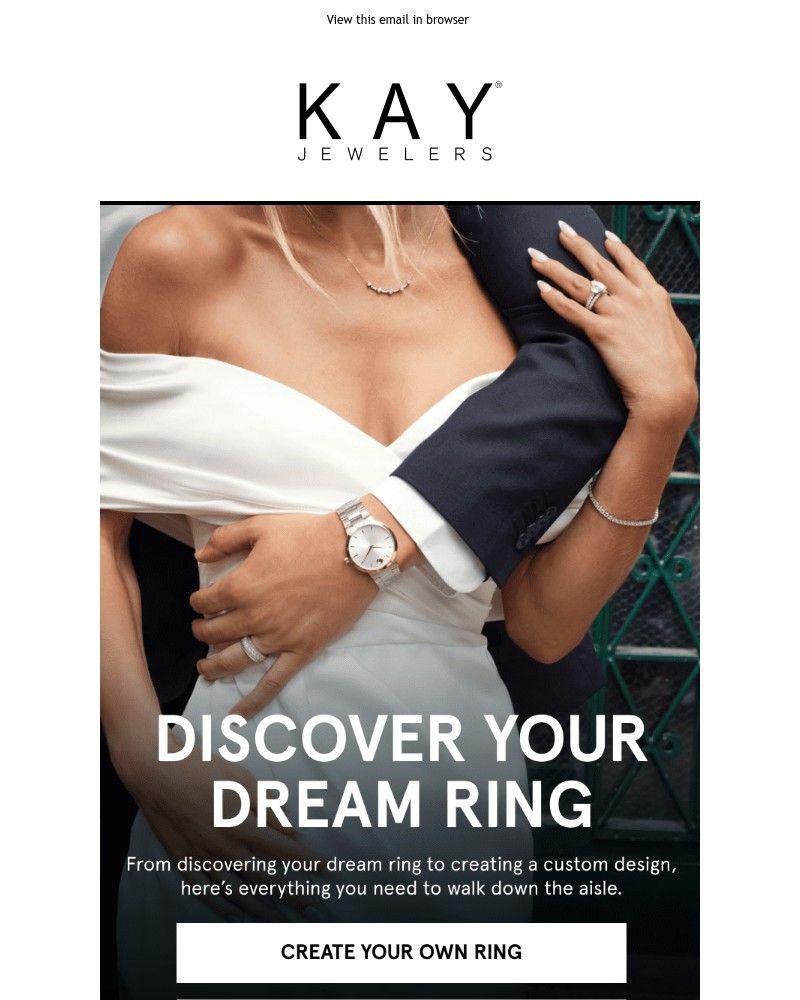 Screenshot of email sent to a Kay Newsletter subscriber