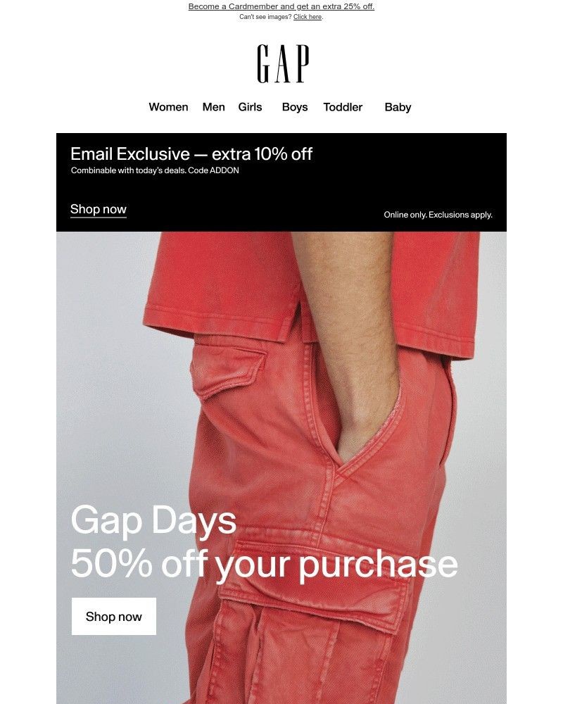 Screenshot of email with subject /media/emails/your-order-is-50-off-gap-days-is-on-9e4767-cropped-a72153d6.jpg