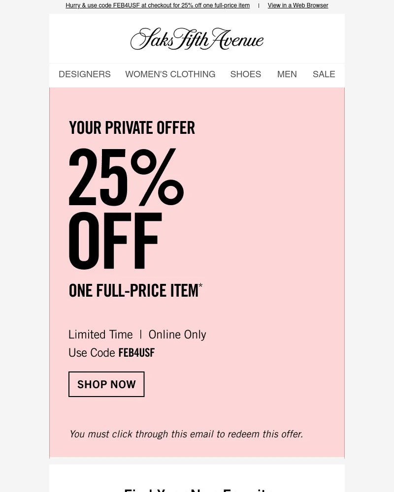 Screenshot of email with subject /media/emails/your-private-offer-ends-today-25-off-one-item-e77125-cropped-9afd16fb.jpg