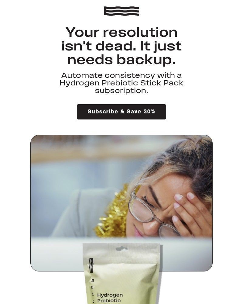 Screenshot of email sent to a Echo Water Newsletter subscriber