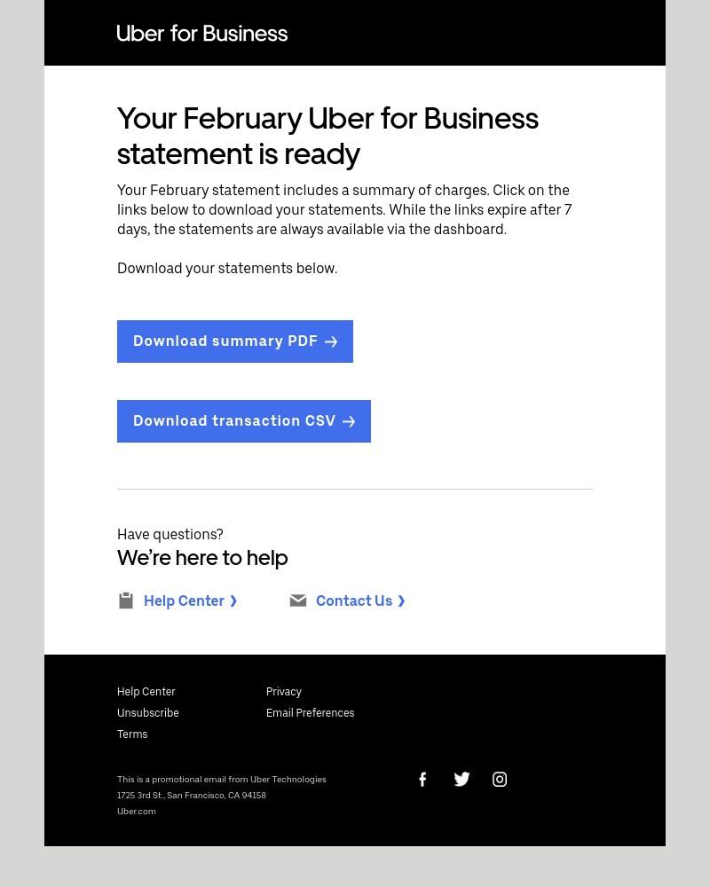 Screenshot of email with subject /media/emails/your-uber-for-business-statement-for-ui-feed-ab7f2d-cropped-bd9124ab.jpg