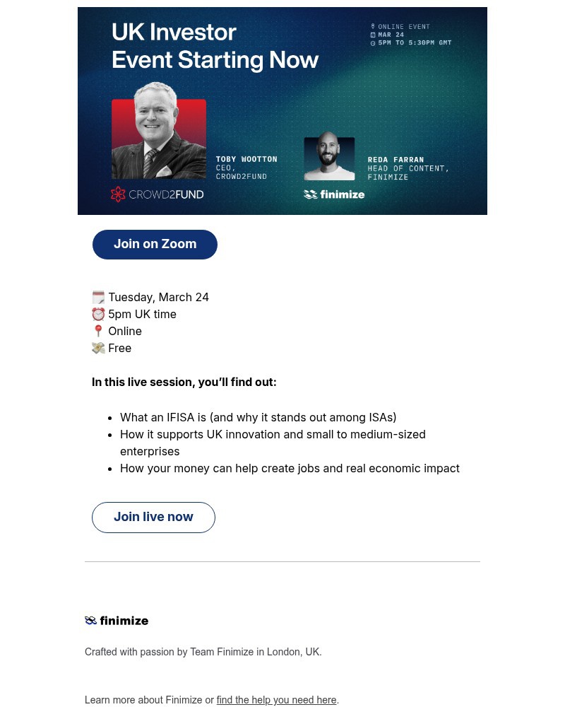 Screenshot of email with subject /media/emails/your-uk-investor-event-starts-soon-edcf26-cropped-64333c02.jpg