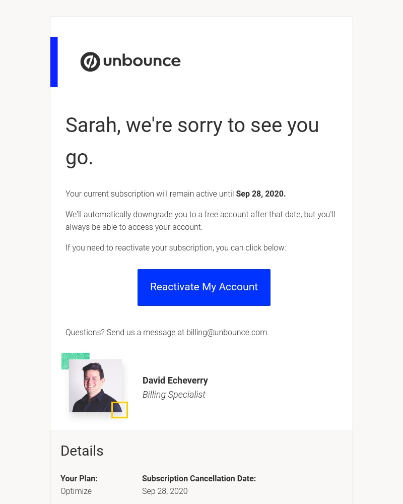 Screenshot of email with subject /media/emails/your-unbounce-subscription-cancellation-b0ecee-cropped-8698e43f.jpg
