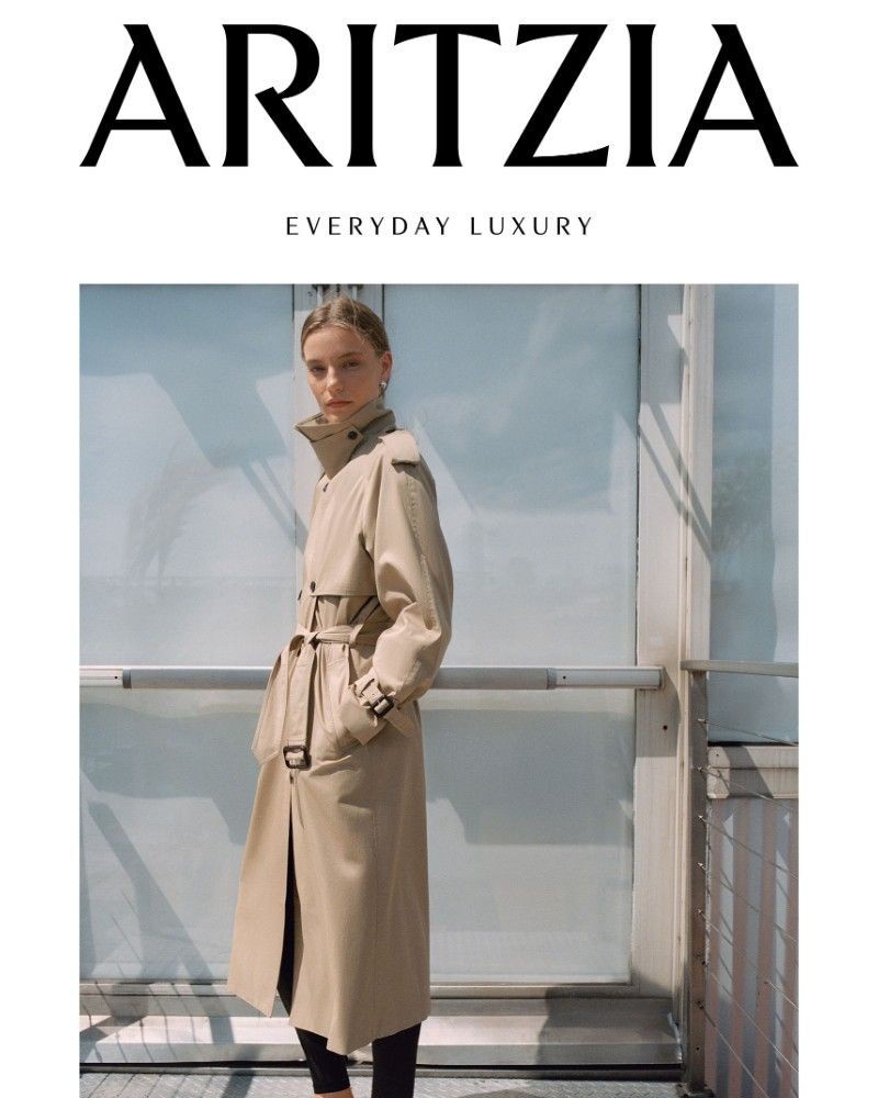 Screenshot of email sent to a Aritzia Newsletter subscriber