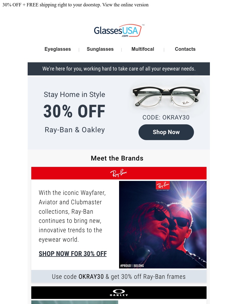Screenshot of email with subject /media/emails/youre-in-for-a-treat-ray-ban-oakley-sale-cropped-be79c5b2.jpg