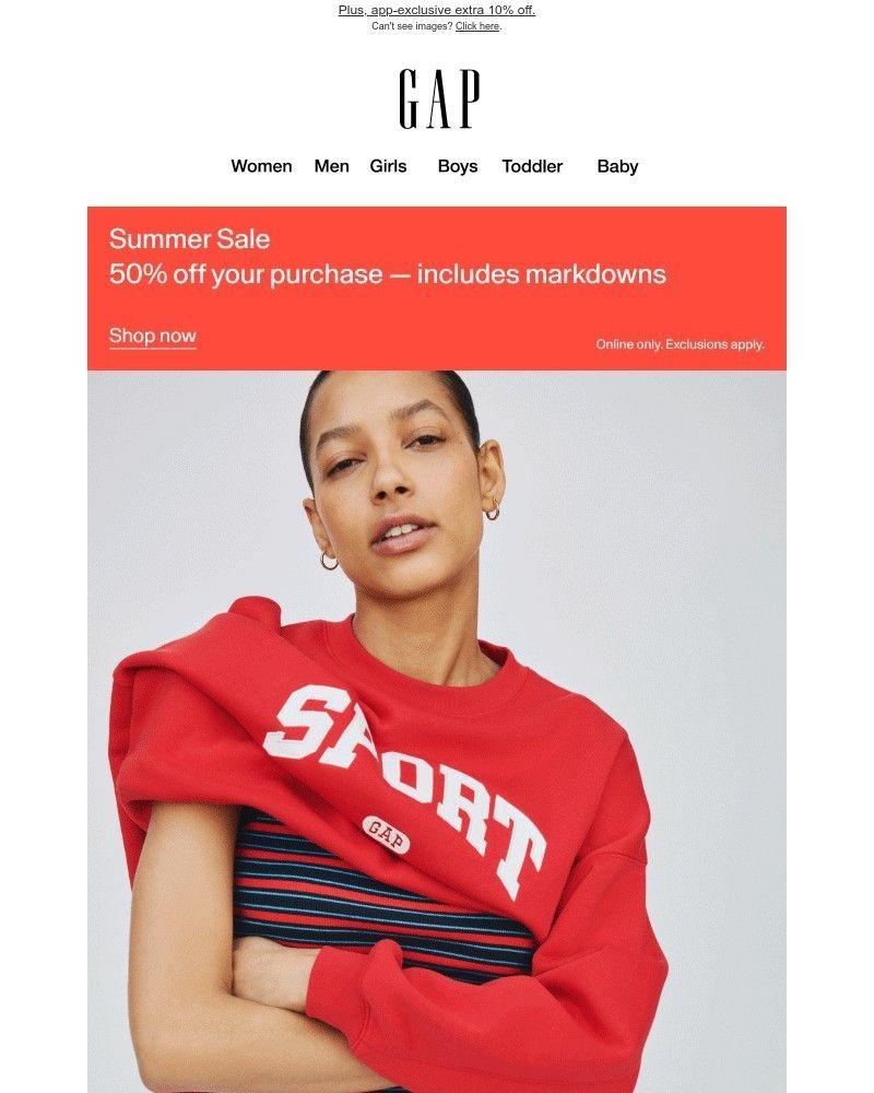 Screenshot of email with subject /media/emails/youre-in-new-markdowns-just-added-to-our-summer-sale-20e30b-cropped-448e1d1b.jpg