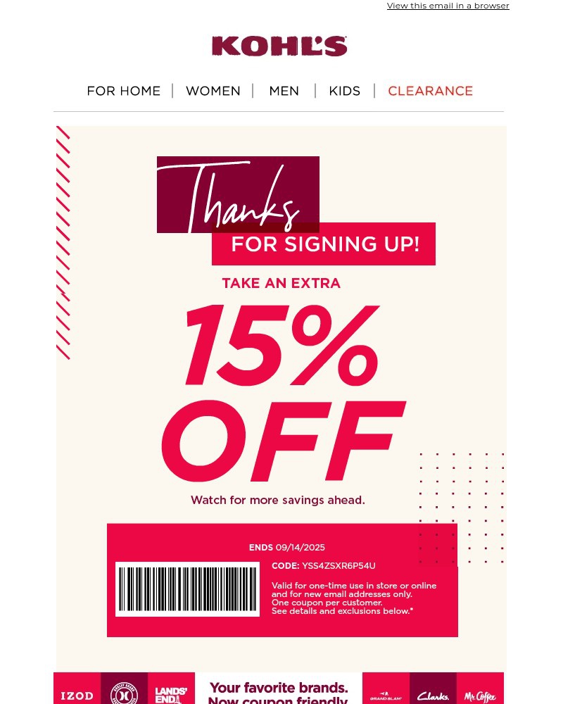 Screenshot of email with subject /media/emails/youre-in-treat-yourself-to-an-extra-15-off-5e9f7a-cropped-c70b75db.jpg