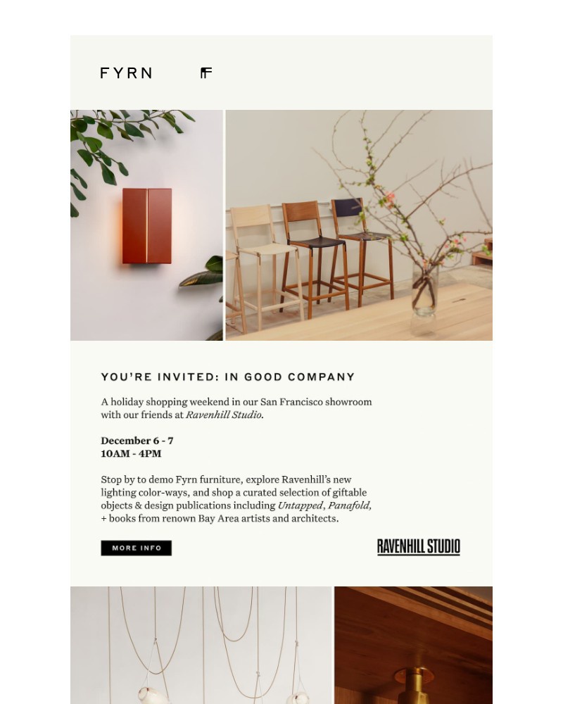 Screenshot of email sent to a Fyrn Newsletter subscriber