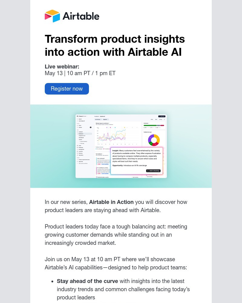 Screenshot of email with subject /media/emails/youre-invited-transform-product-insights-into-action-with-airtable-ai-dda150-crop_6bJVXym.jpg