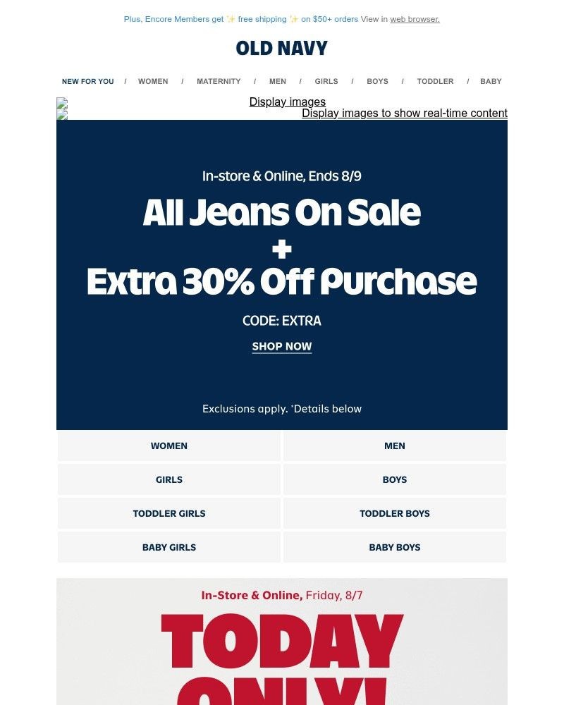 Screenshot of email with subject /media/emails/youre-just-in-time-for-half-off-all-pants-f9cbaf-cropped-5668e461.jpg