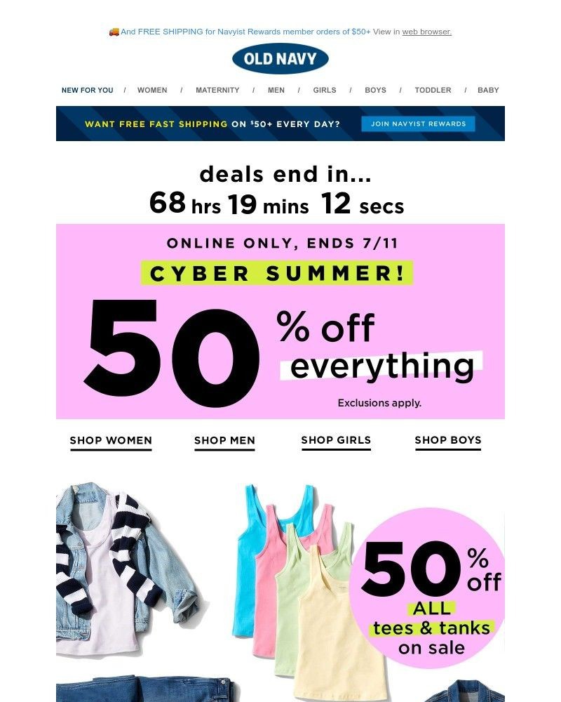 Screenshot of email with subject /media/emails/youre-welcome-fifty-percent-off-everything-for-real-5ef6ed-cropped-25be5f7c.jpg