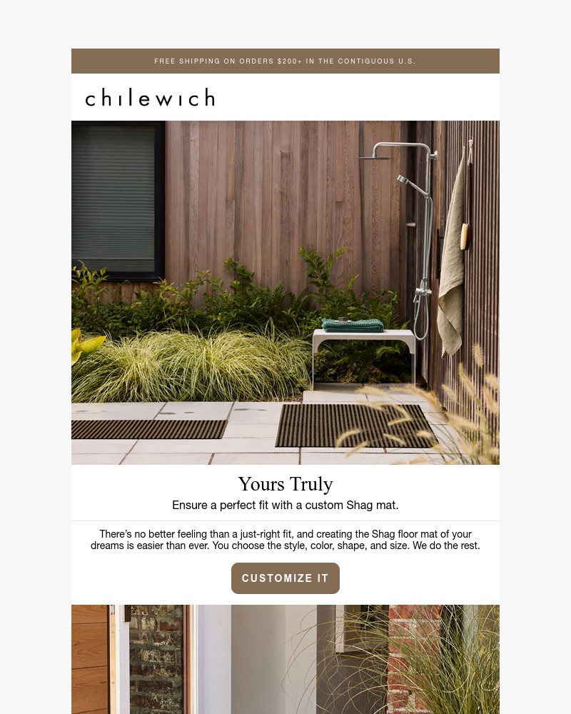 Screenshot of email with subject /media/emails/yours-truly-custom-shag-mats-d69f9b-cropped-1171f083.jpg