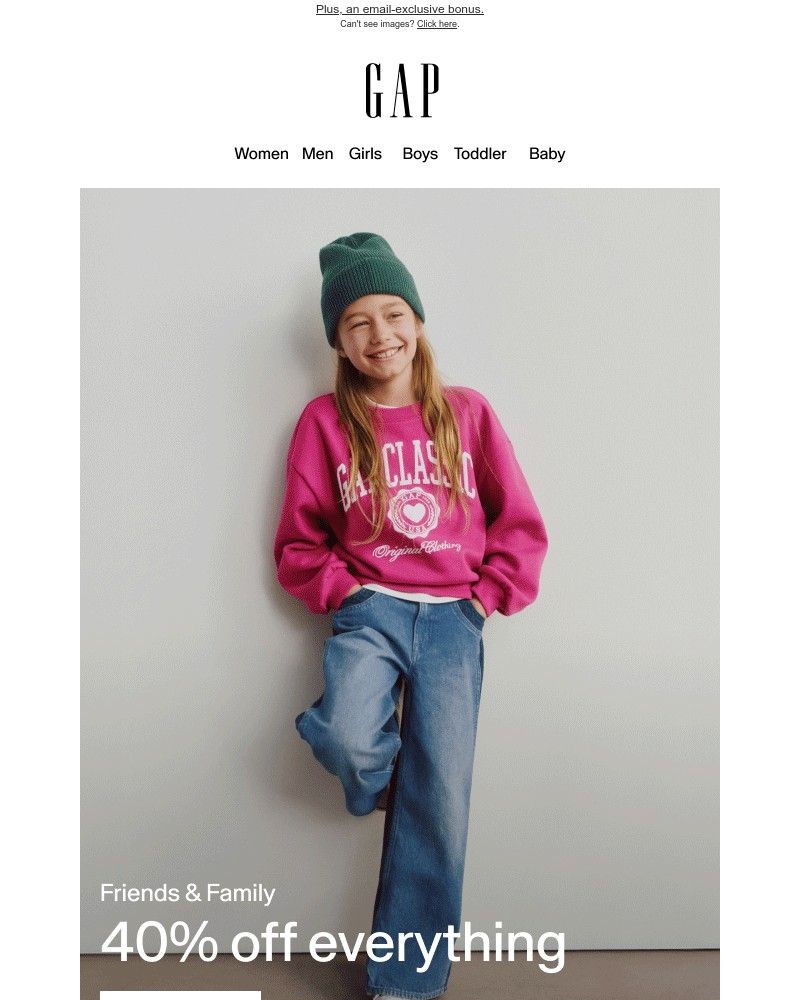 Screenshot of email with subject /media/emails/youve-got-access-40-off-everything-e984e2-cropped-51b92a5a.jpg