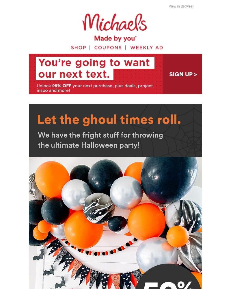 Screenshot of email with subject /media/emails/youve-landed-these-boo-tiful-deals-50-off-halloween-072225-cropped-249c7316.jpg