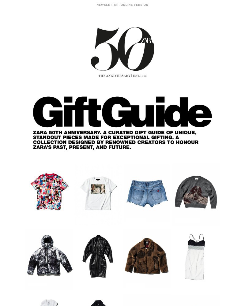 Screenshot of email with subject /media/emails/zara-50th-anniversary-gift-guide-0c136a-cropped-f77649a0.jpg