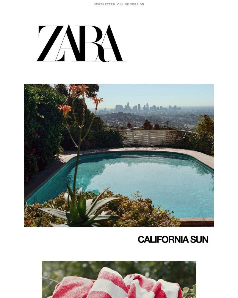 Screenshot of email sent to a Zara Registered user