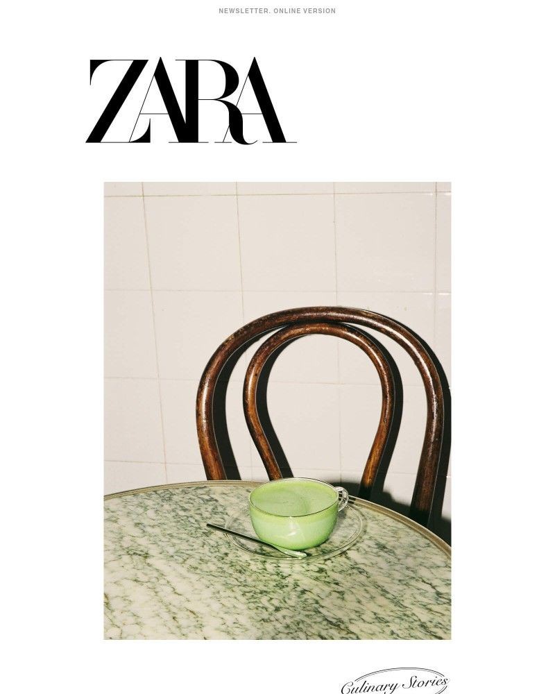 Screenshot of email sent to a Zara Registered user
