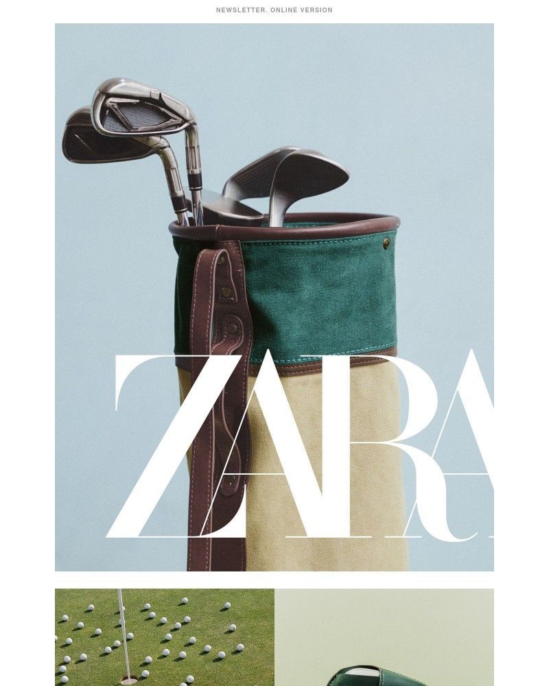 Screenshot of email sent to a Zara Registered user