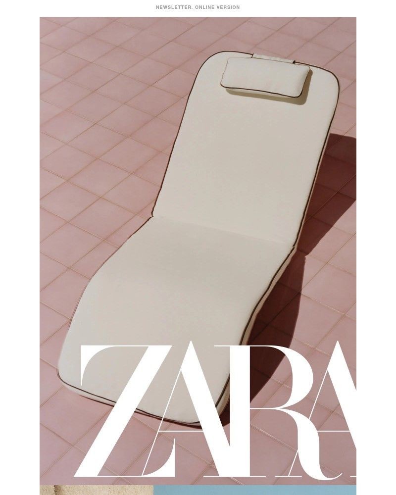 Screenshot of email sent to a Zara Registered user