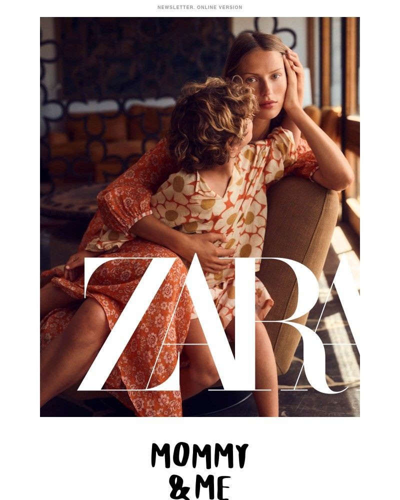 Screenshot of email sent to a Zara Newsletter subscriber