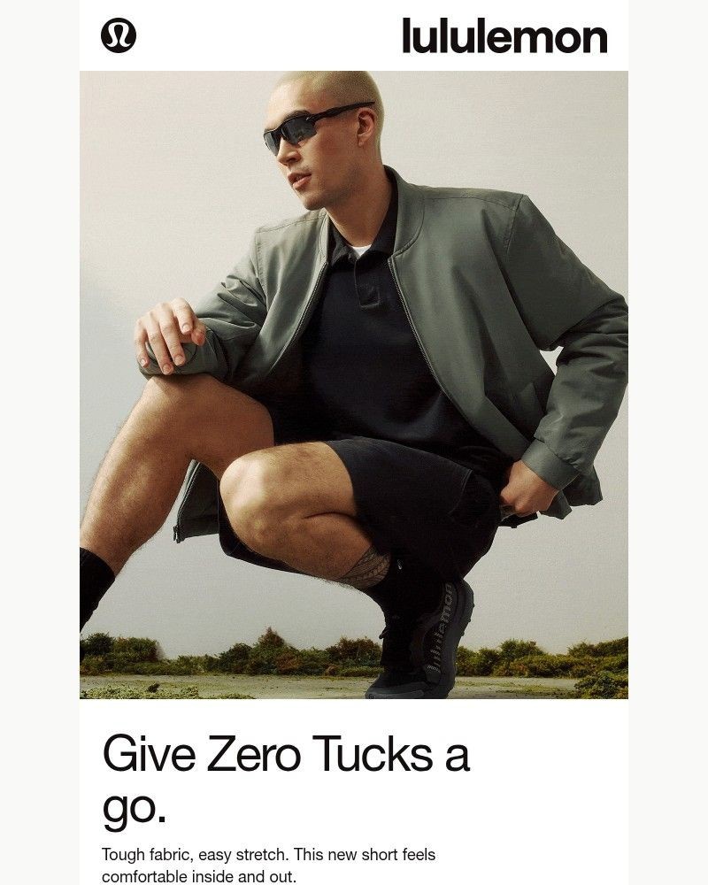 Screenshot of email sent to a Lululemon Registered user